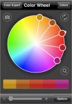 screengrab of a color generator iPhone app